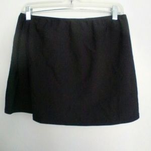 NWOT Black Swim Suit Cover-up Skirt Lg 12-14